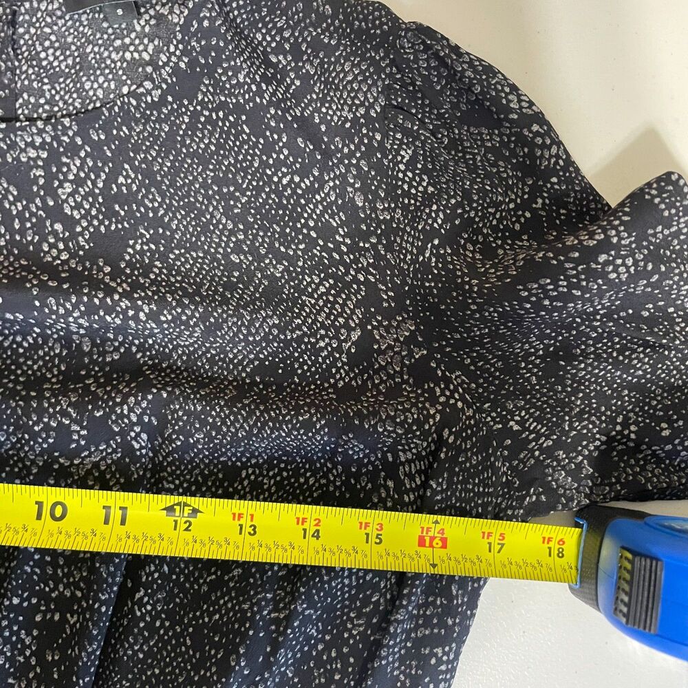 Rails Inez Slate Python Grey Snake Print Smocked … - image 5